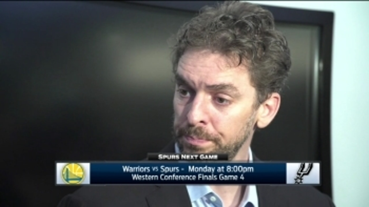 Pau Gasol on Game 3 loss to Warriors