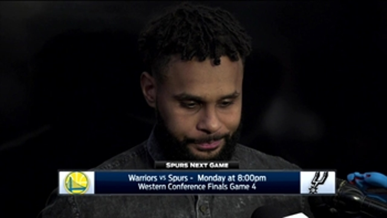 Patty Mills talks effort in Game 3 loss to Warriors