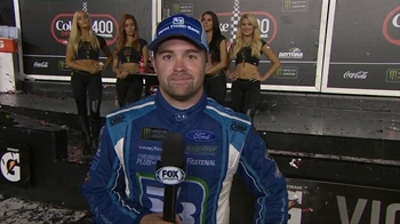 Ricky Stenhouse Jr. Post-Race Interview | 2017 DAYTONA | NASCAR VICTORY LANE
