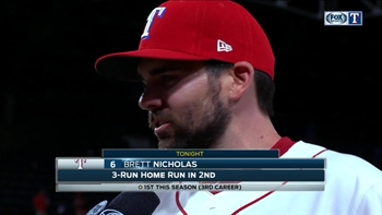 Brett Nicholas hits first home run of season in win vs. Astros