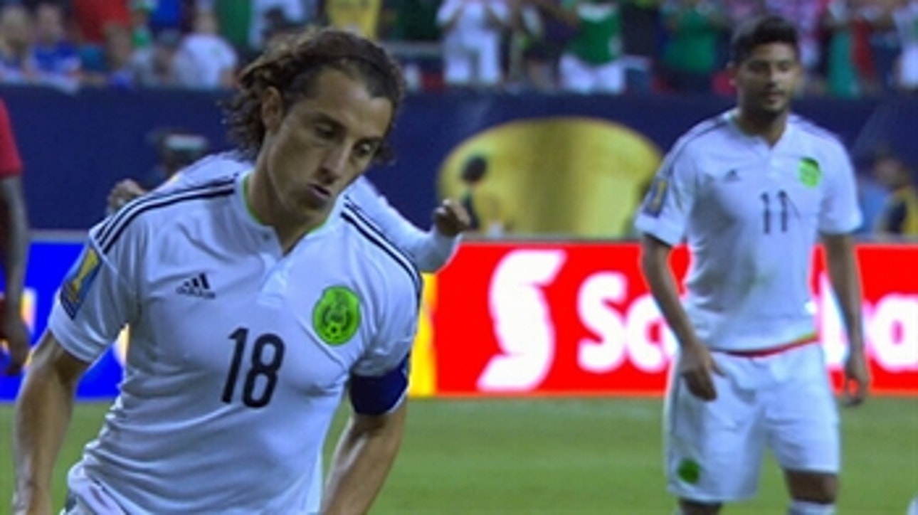 Andres Guardado converts his second penalty against Panama - 2015 CONCACAF Gold Cup Highlights