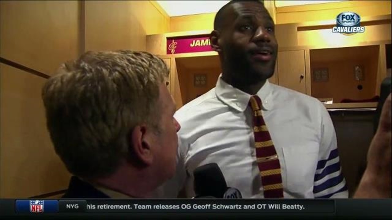 LeBron reflects on Kobe's last game in Cleveland