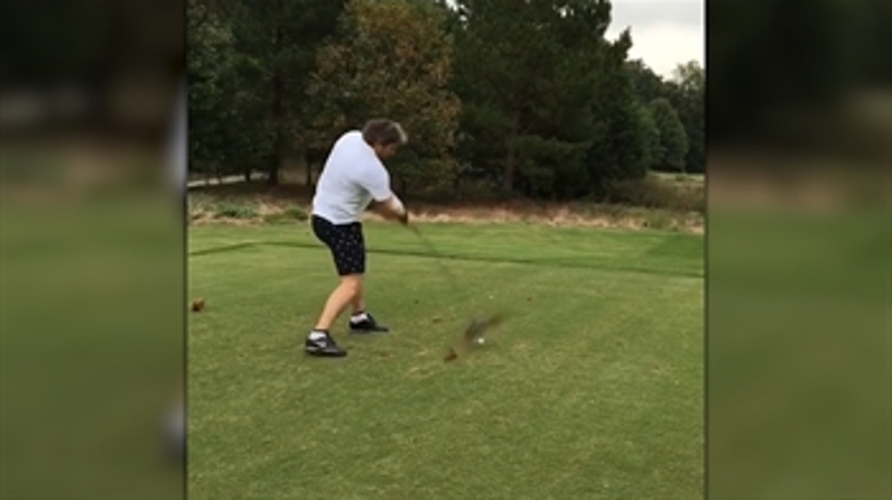 Video proof that NHL star Alex Ovechkin is really, really bad at golf