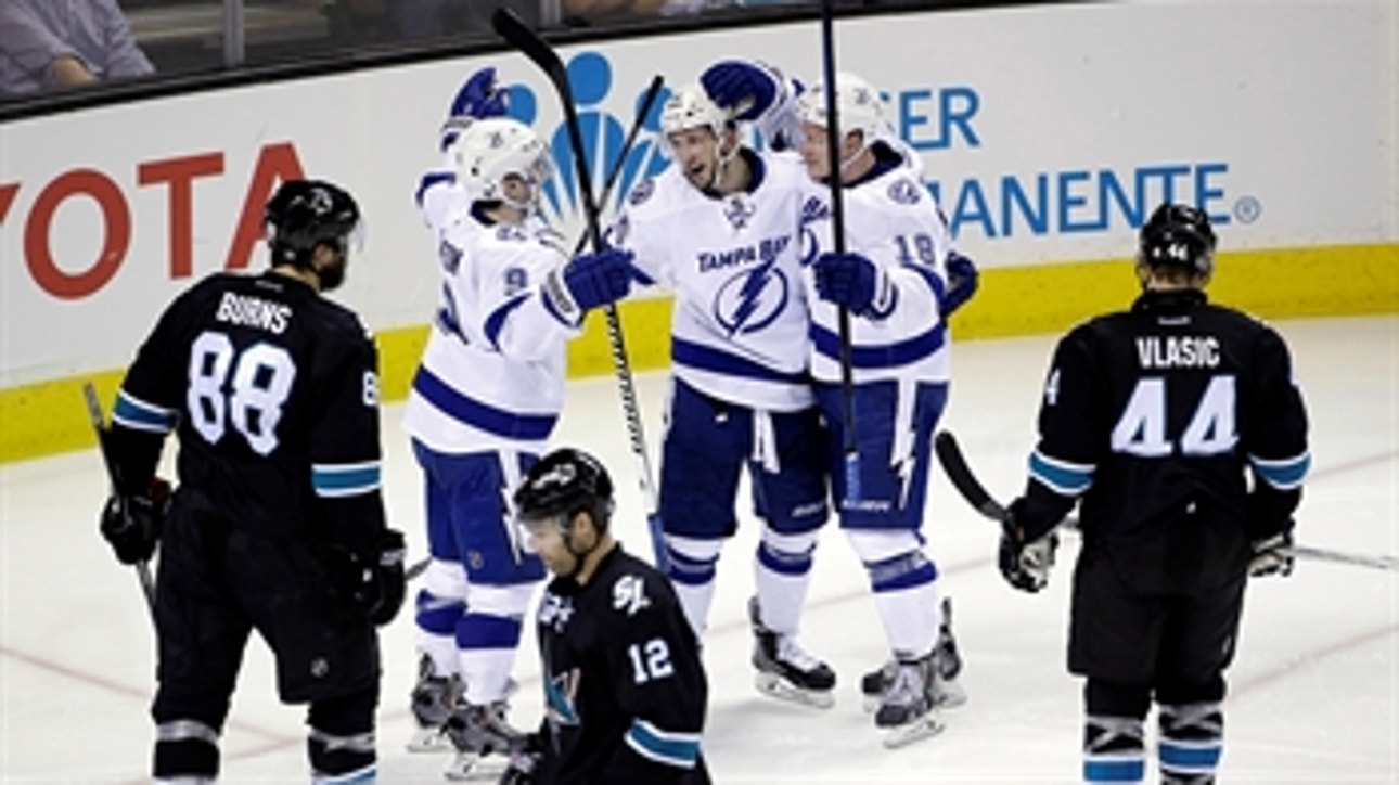 Lightning get big road win over Sharks