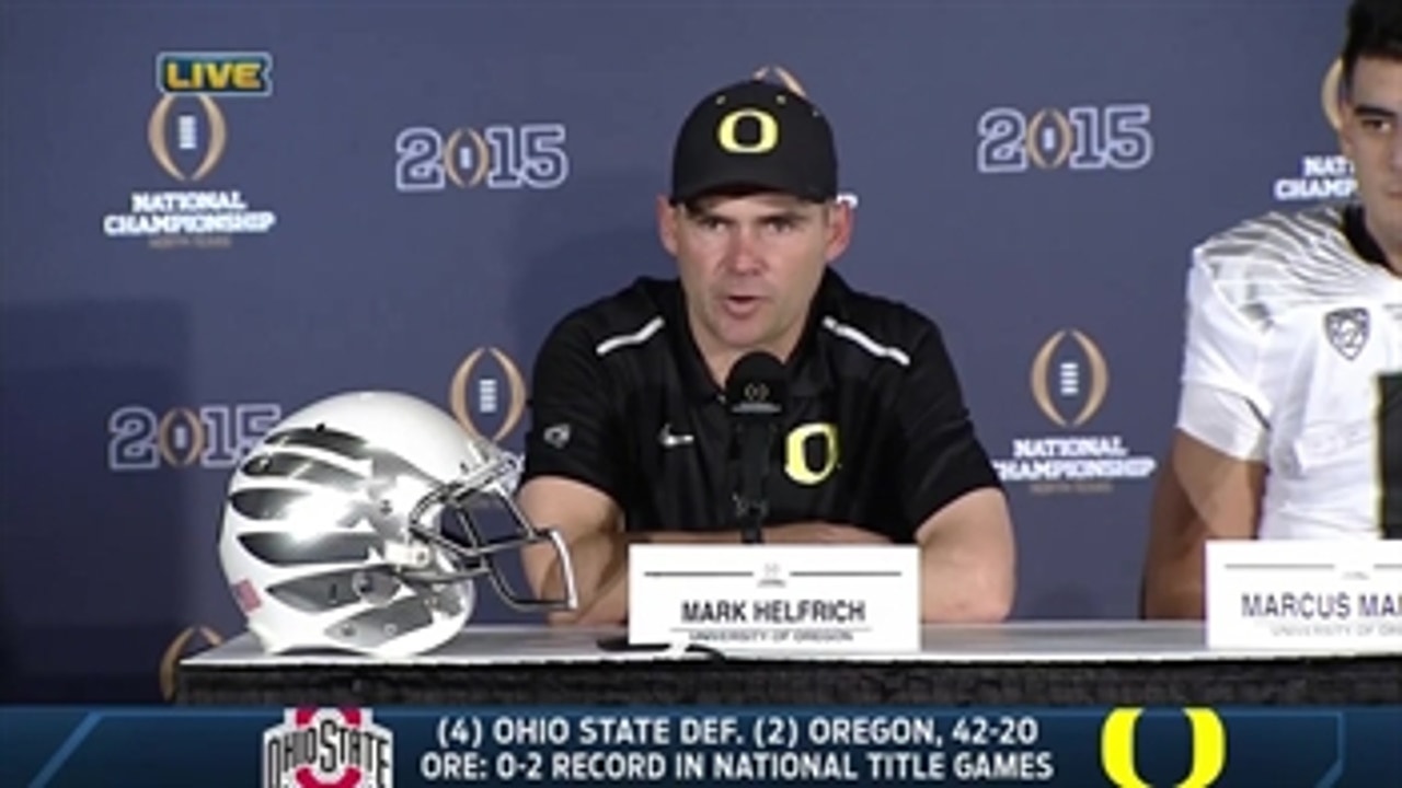 Coach Helfrich: Failure will never exist in Oregon's vocabulary