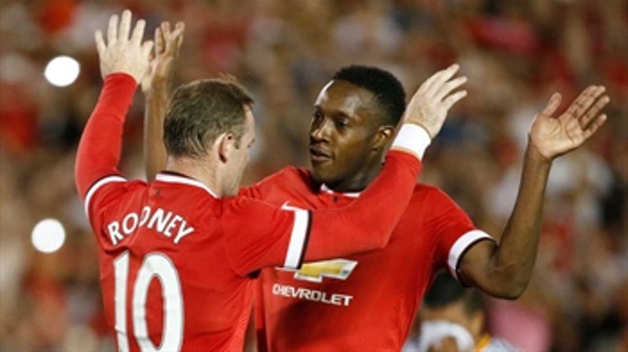 Welbeck brought down, Rooney scores from penalty spot
