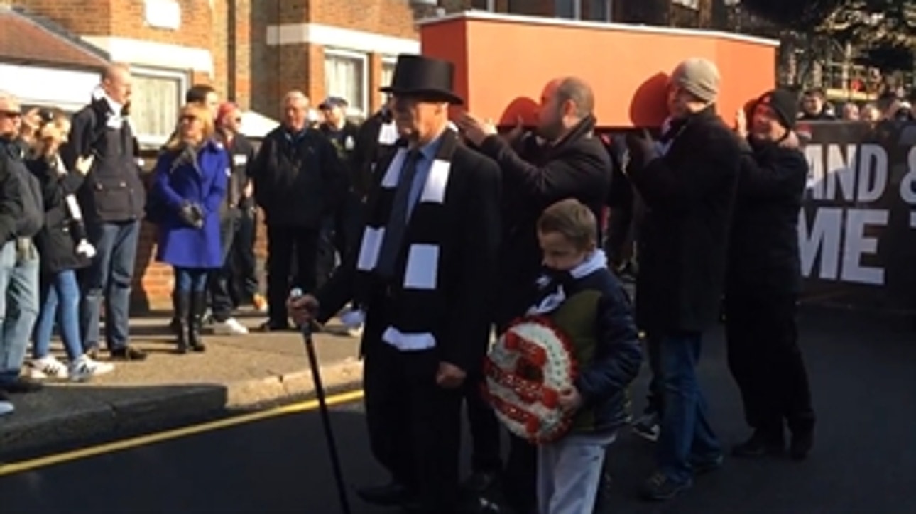 Charlton Athletic fans staged a funeral for the club in protest of their owner.