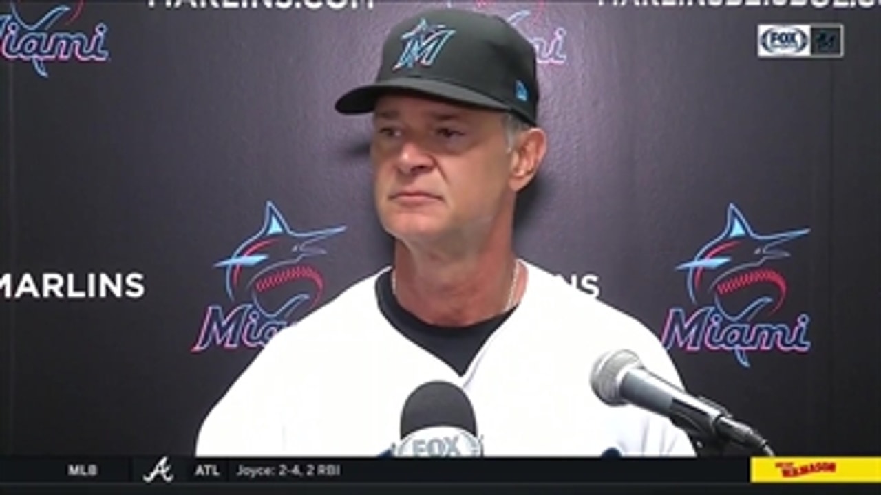Don Mattingly breaks down Marlins' key errors, details Garrett Cooper's injury