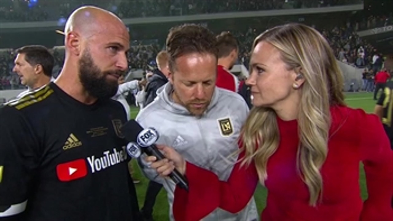 Laurent Ciman on his last minute winner for LAFC ' 2018 MLS Highlights