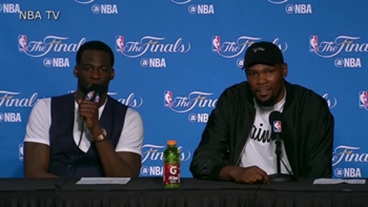 Draymond gives testy response to question about controlling emotions