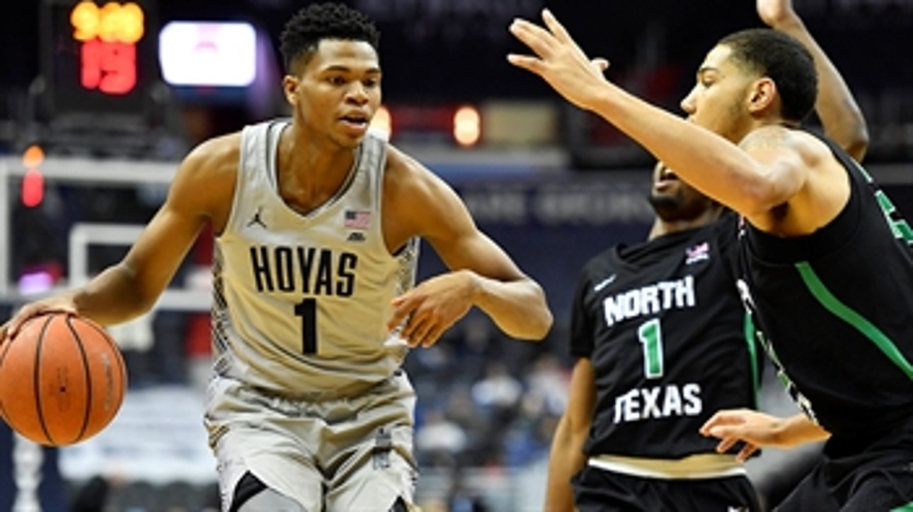 Georgetown bounces back with 75-63 win over North Texas