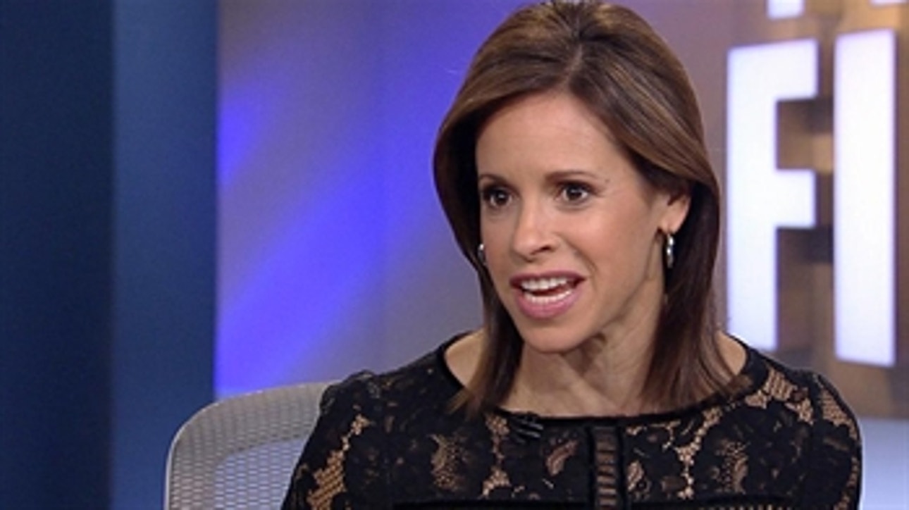 Jenna Wolfe reacts to Cam Newton saying it's 'funny' to hear a female reporter talk about routes