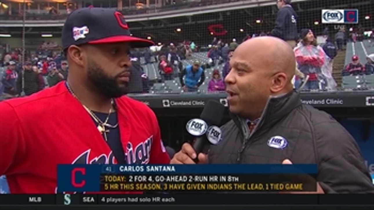 Carlos Santana talks about waiting for his pitch