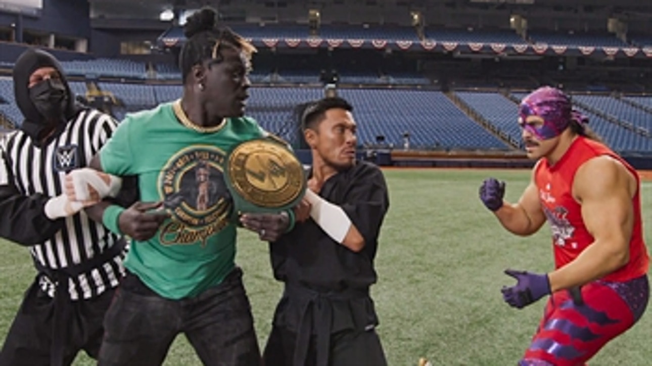 R-Truth gets a shocking assist when the Old Spice Night Panther attacks