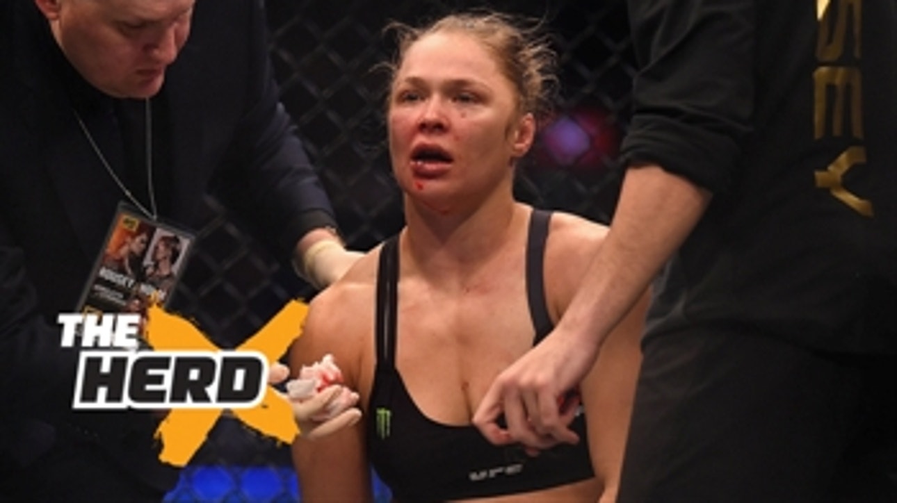 Cowherd on Ronda Rousey: When the bully gets hit back, the bully changes - 'The Herd'