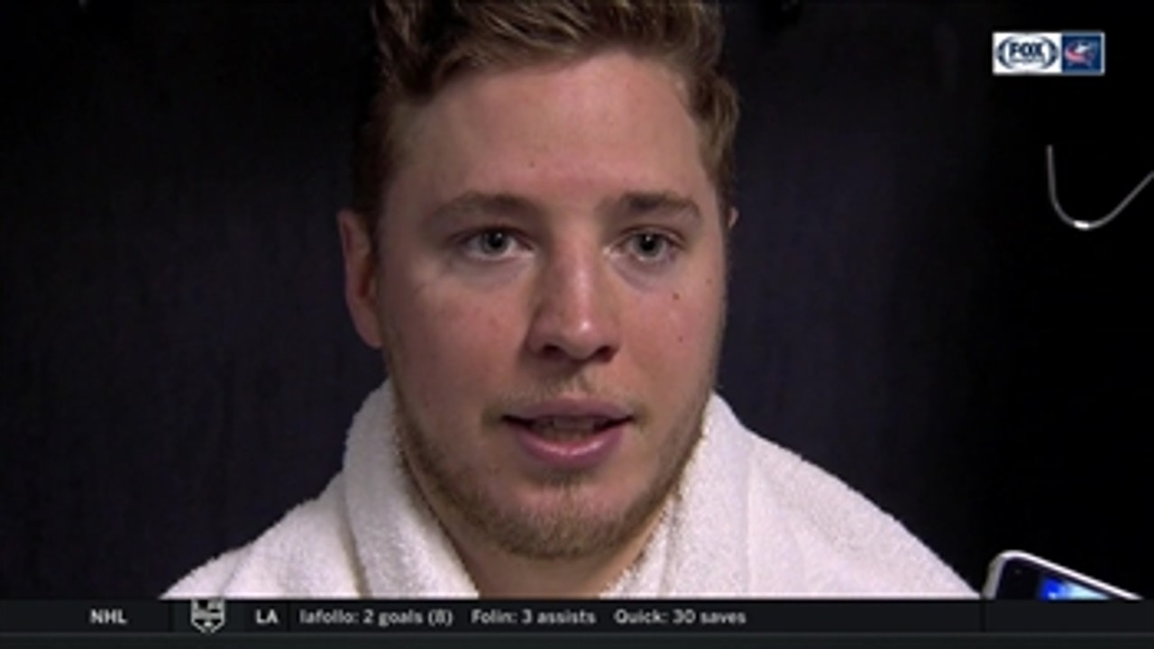 Cam Atkinson wants Blue Jackets to  keep the puck moving north