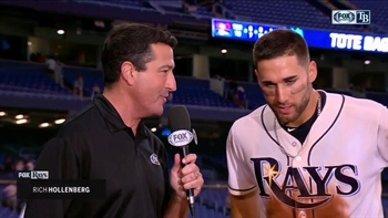 Kevin Kiermaier on his night at the plate, Rays' red-hot offense