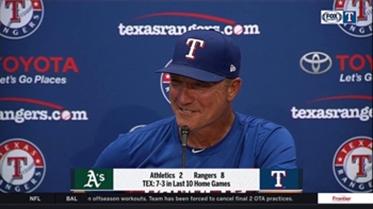 Jeff Banister on Profar: 'No, I don't think he changed his swings'