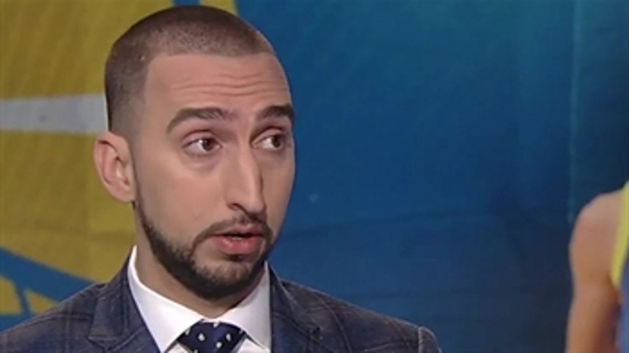 Nick Wright Had a Pretty Strong Reaction to Curry and Durant Being Ejected Against the Grizzlies