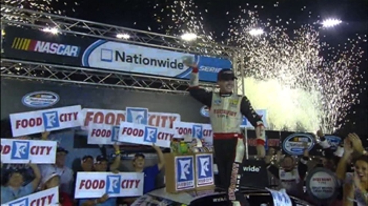 NNS: Ryan Blaney Beats Out Kyle Busch for Win - Bristol 2014