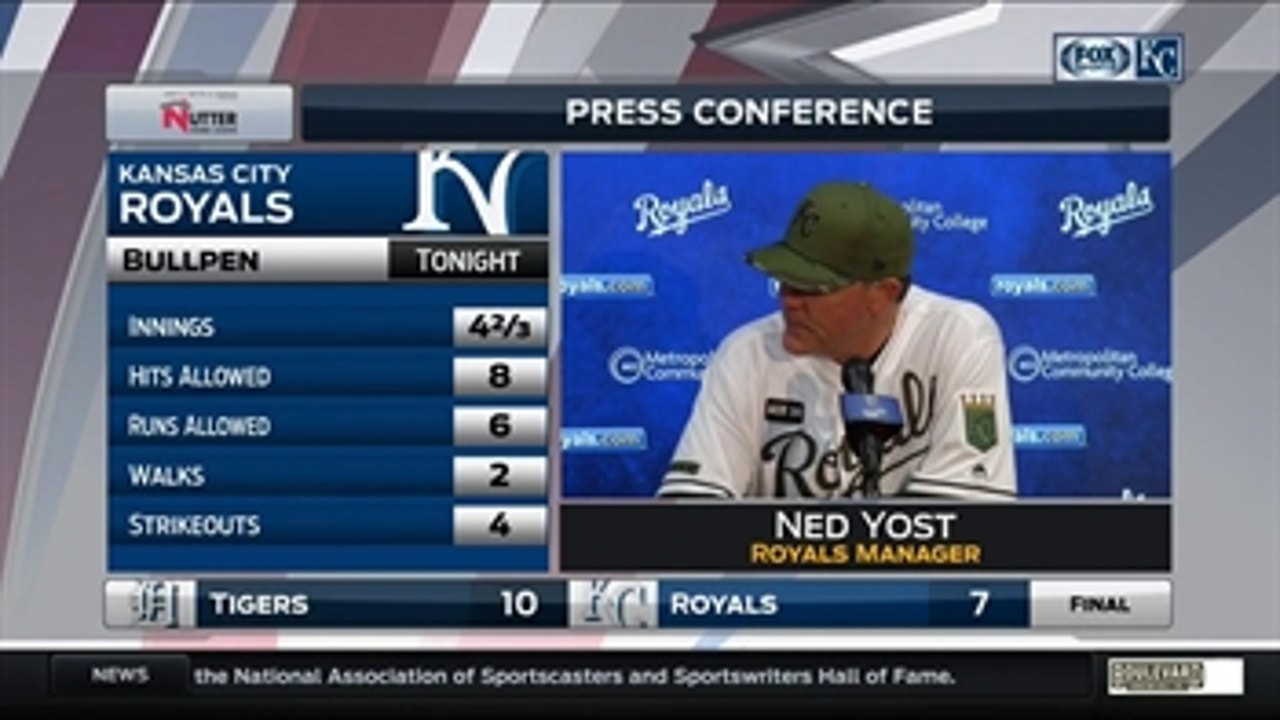 Yost says Minor and Soria 'took some damage tonight'