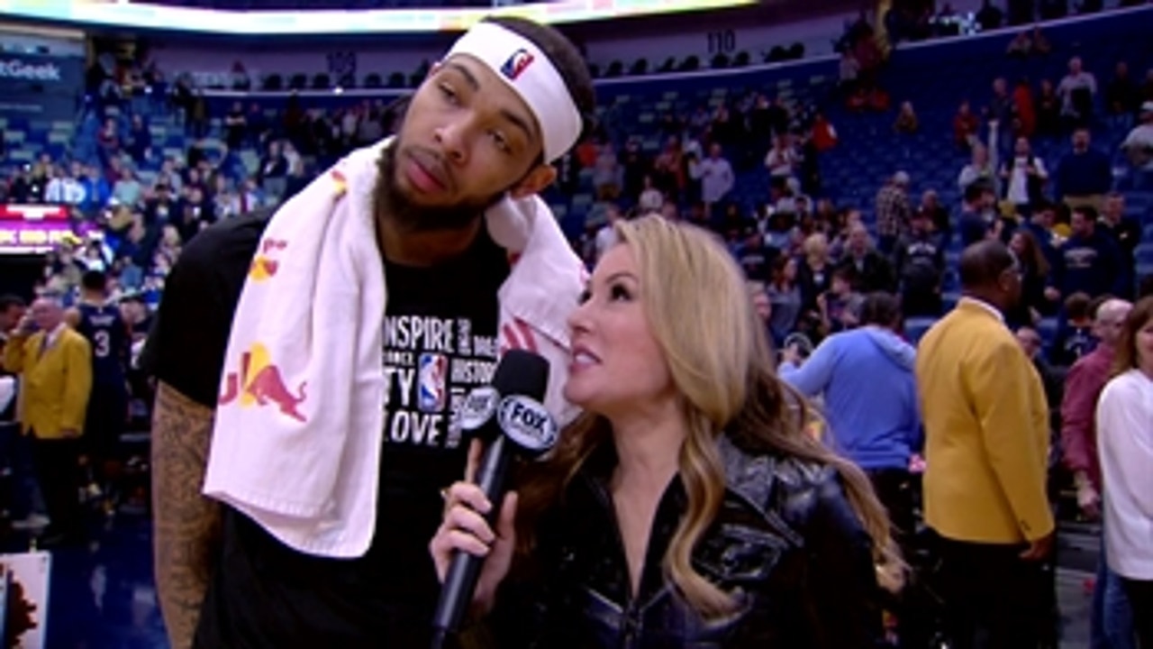 Brandon Ingram on the Pelicans Handling their Business vs. Cavaliers