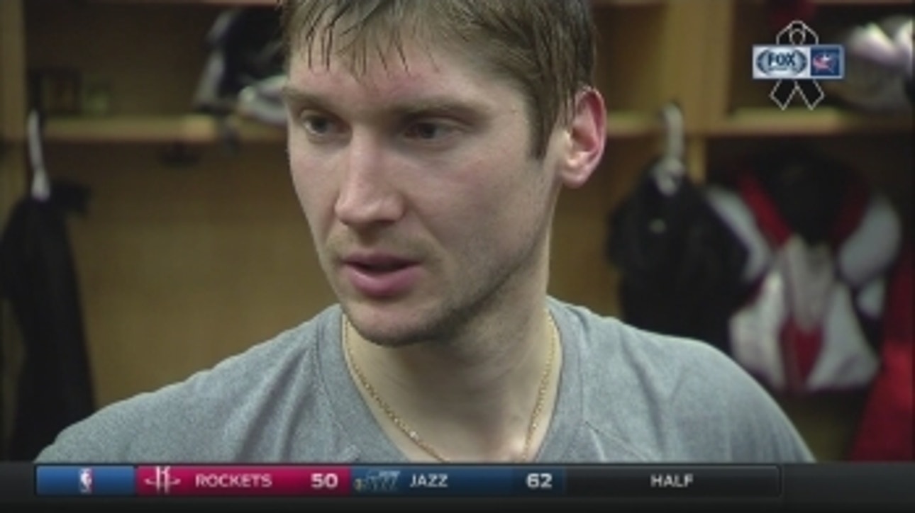 Bobrovsky says Jackets are 'fun to be part of'