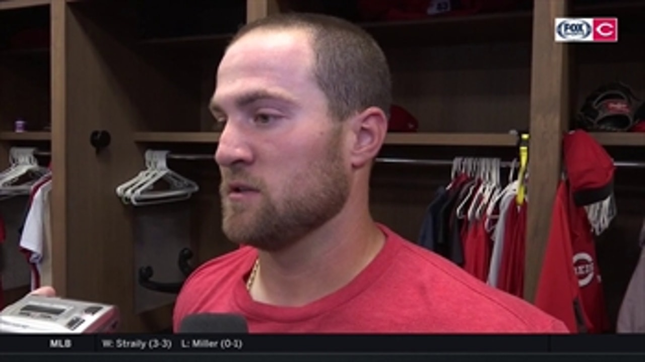 Scott Schebler hopes success in lead-off spot continues as game is simplified