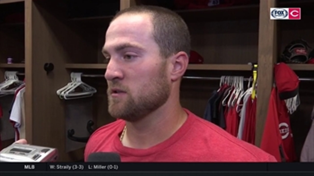 Scott Schebler hopes success in lead-off spot continues as game is simplified