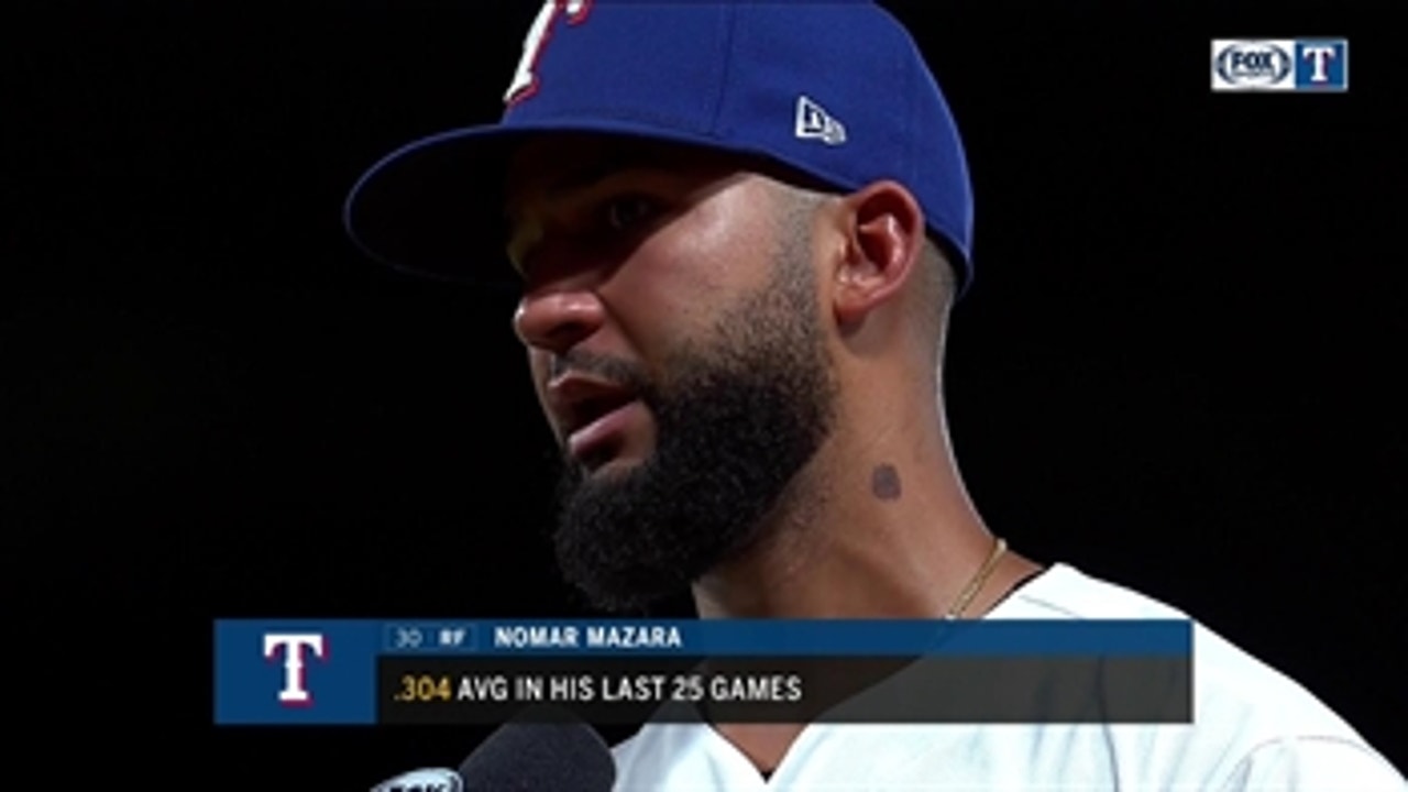 Nomar Mazara picks up where he left off in two games back, Rangers win