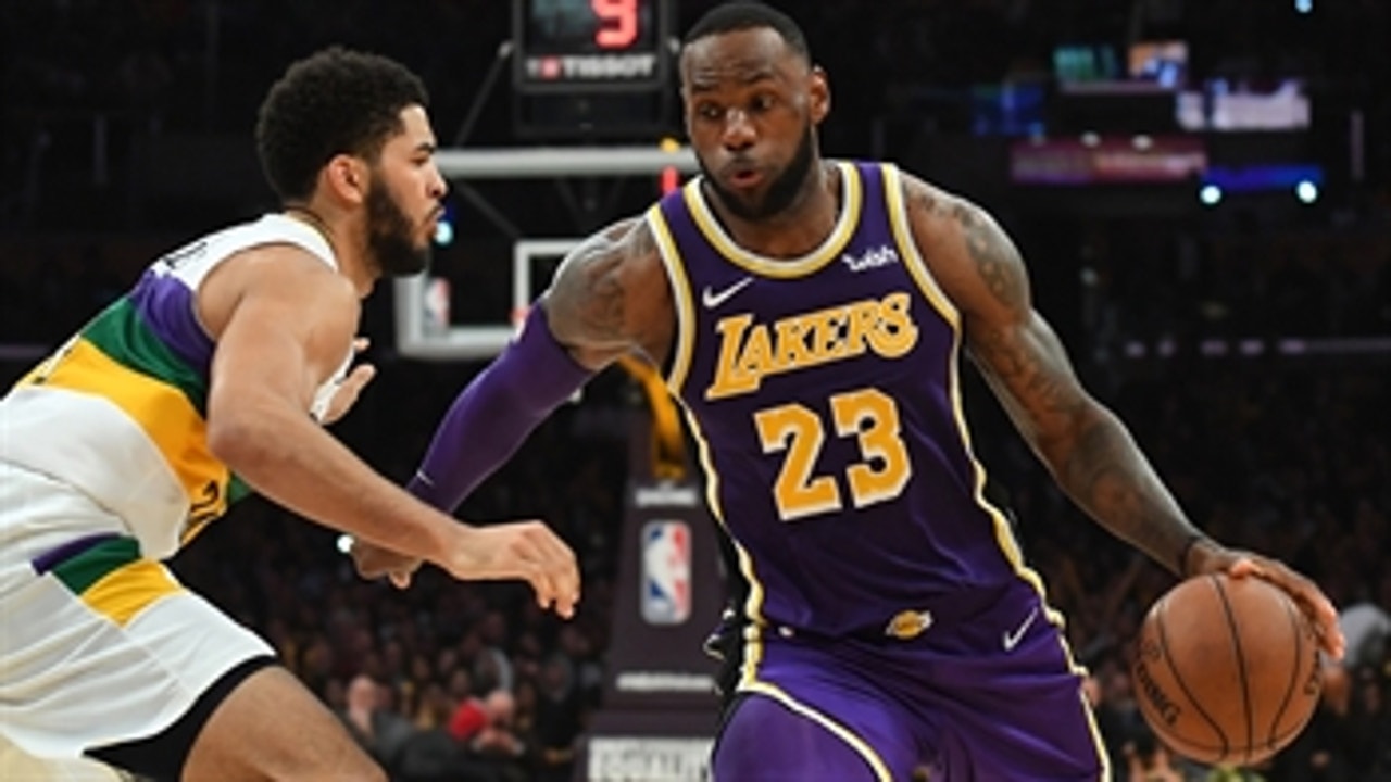 Nick Wright evaluates LeBron's performance in Lakers' must-win over Pelicans