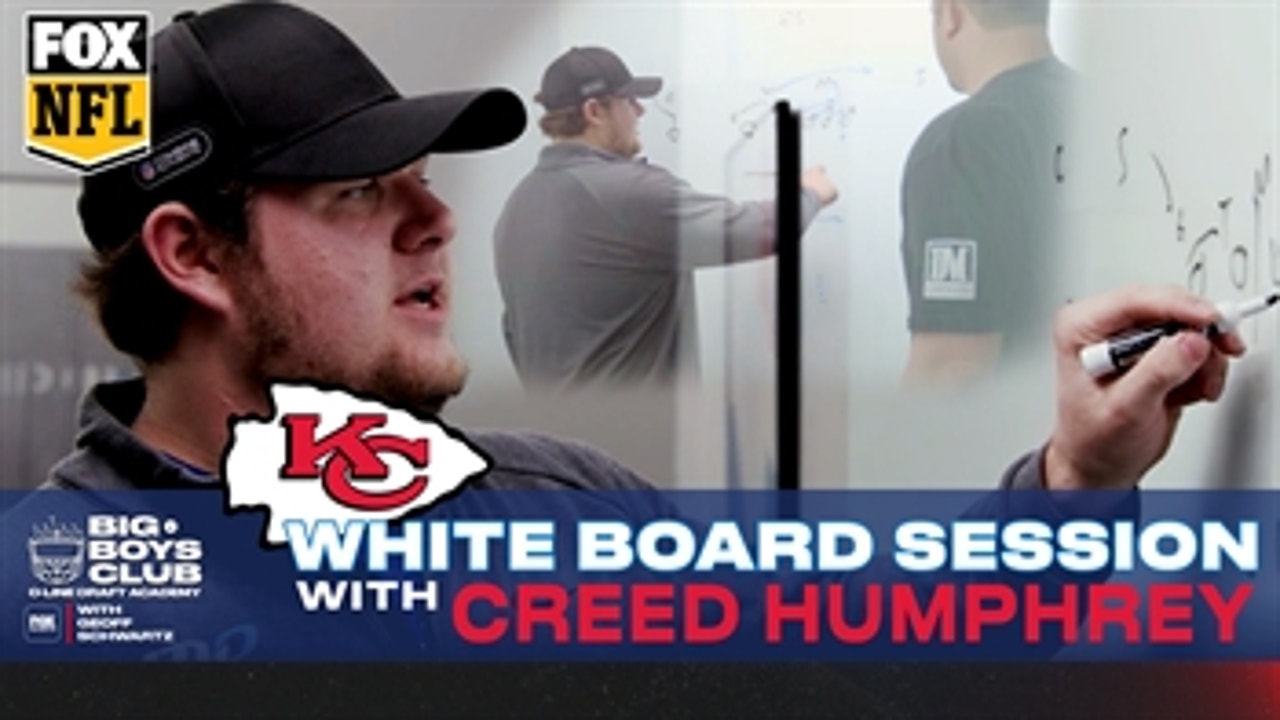 THE BIG BOYS CLUB: RAW White Board Session with Kansas City Chief - Creed Humphrey ' FOX NFL