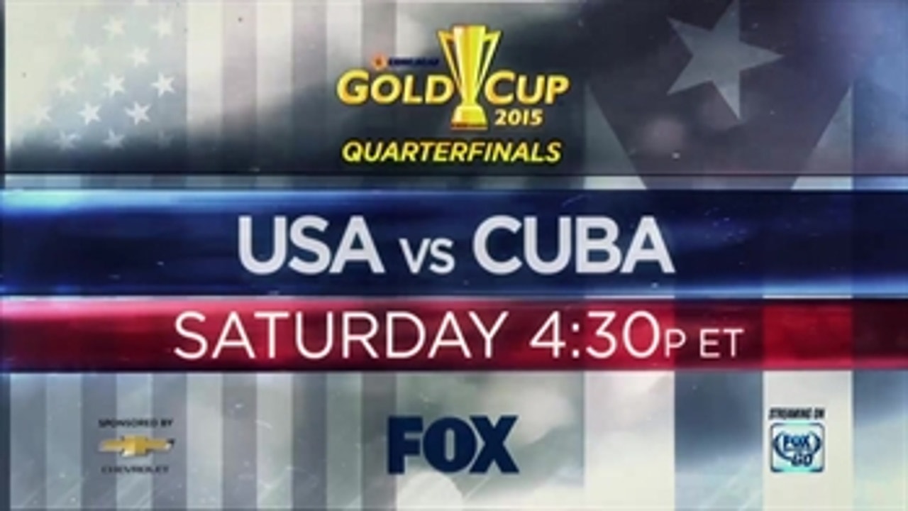 CONCACAF Gold Cup Quarterfinal: USA vs. Cuba