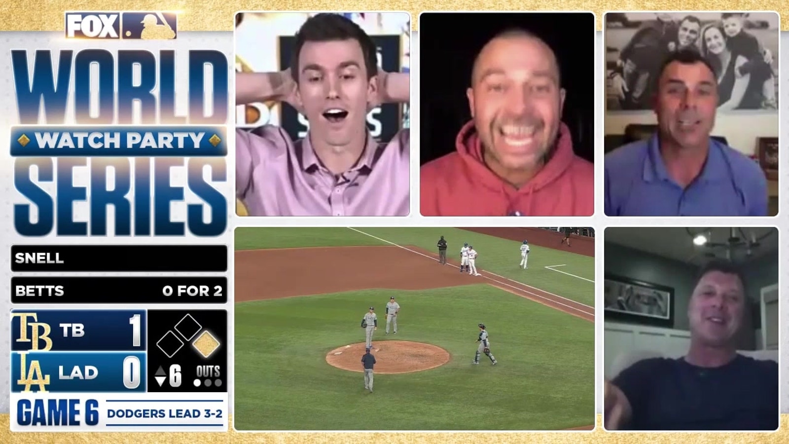 Blake Snell removed for reliever by Kevin Cash -- World Series Watch Party is stunned