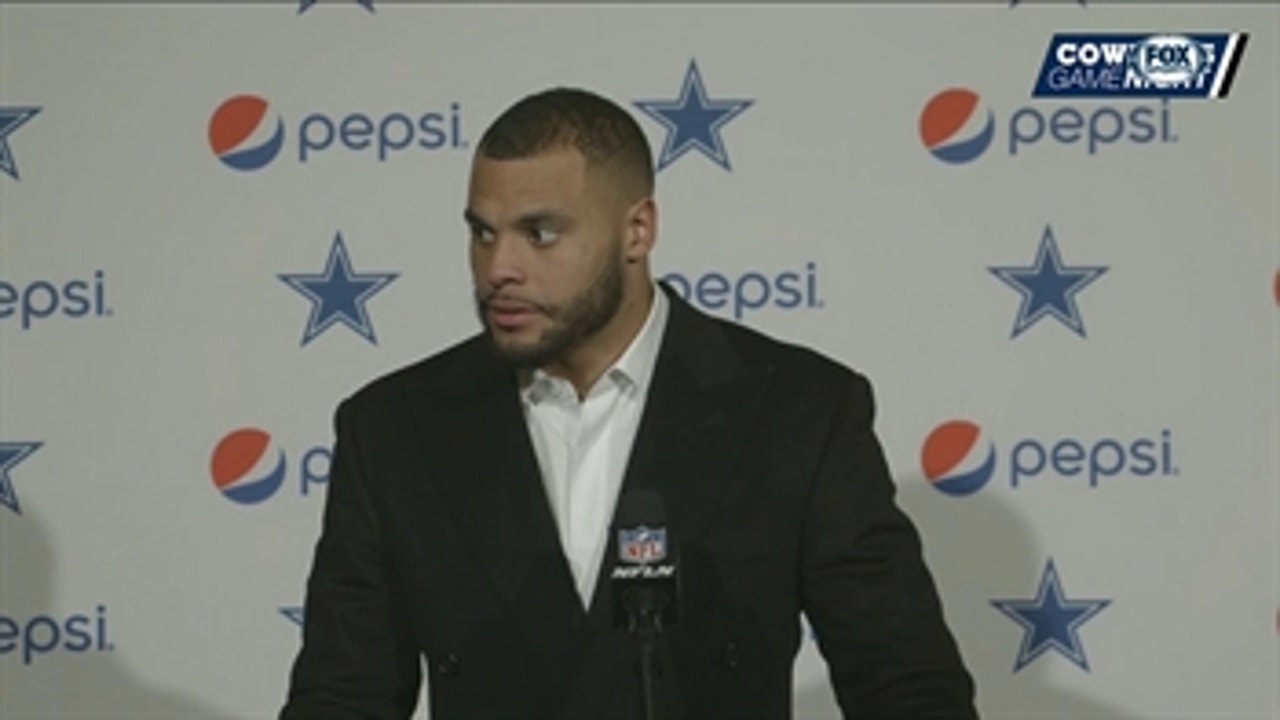 Dak Prescott: 'I had to take the sack, take care of the ball in that situation' ' Cowboys Game Night