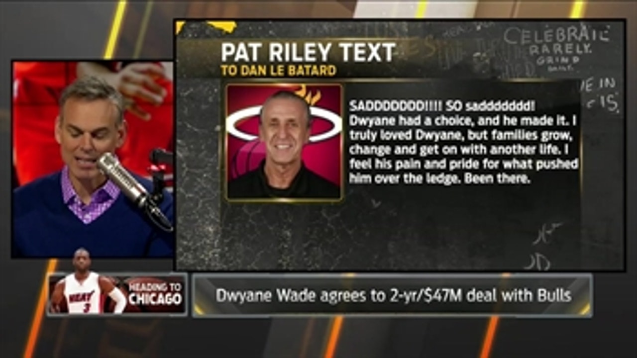 Pat Riley's 'love letter' to Dwyane Wade was ridiculously fake - 'The Herd'