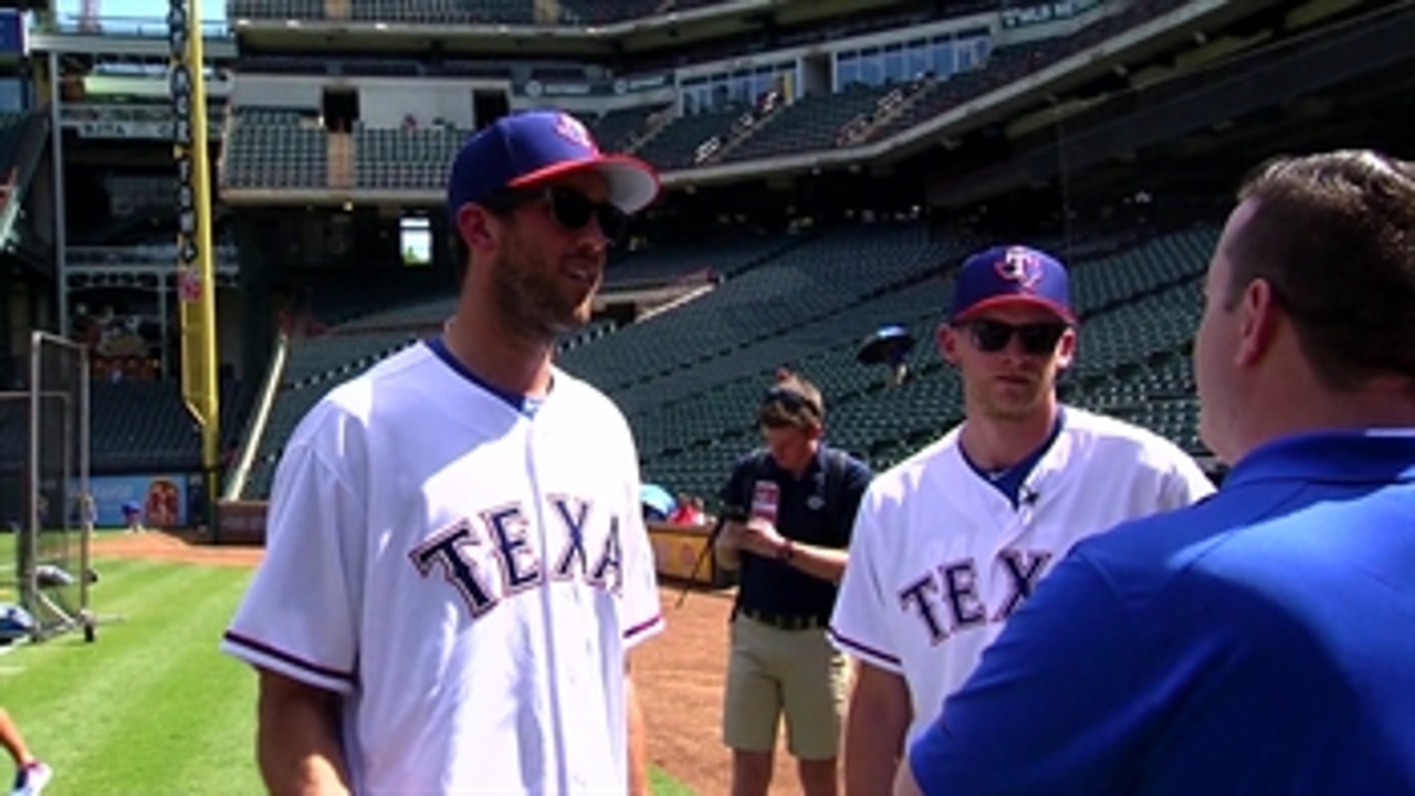 Bishop, Perry take BP before Dallas Stars Night ' Rangers Insider