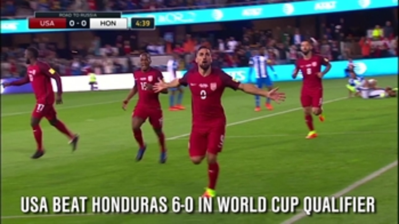 The USMNT made a statement against Honduras