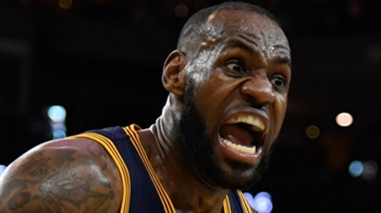 Shannon Sharpe reacts to LeBron's officiating complaints in Cavs' loss to Spurs