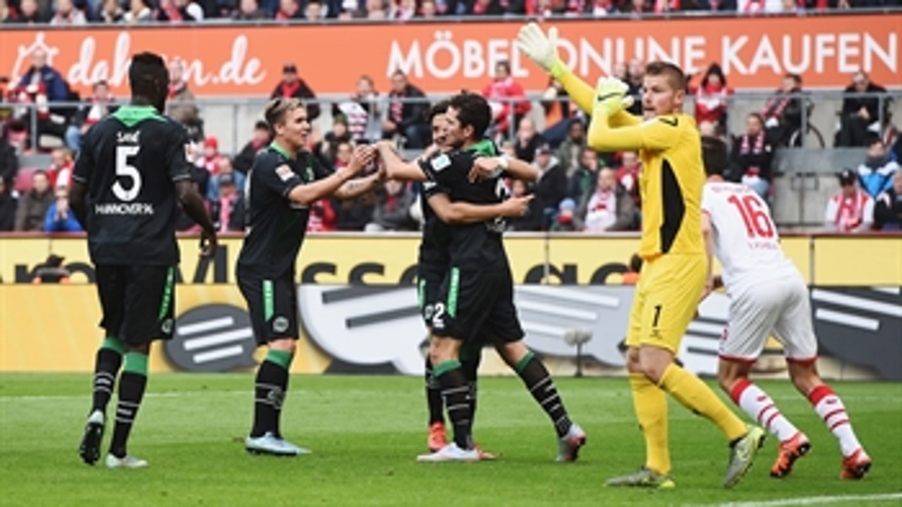Andreasen's controversial goal gives Hannover 1-0 lead vs. Koln ' 2015-16 Bundesliga Highlights