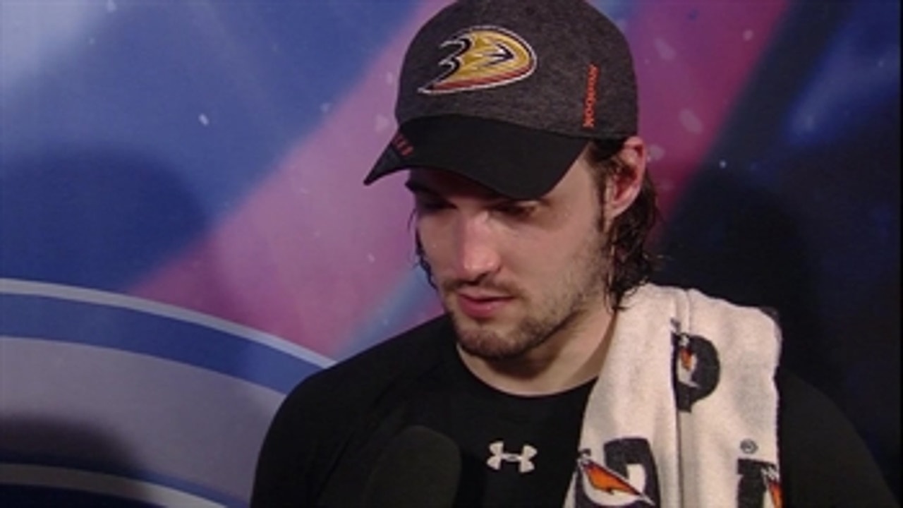 John Gibson picks  another win after a strong effort against the Lightning