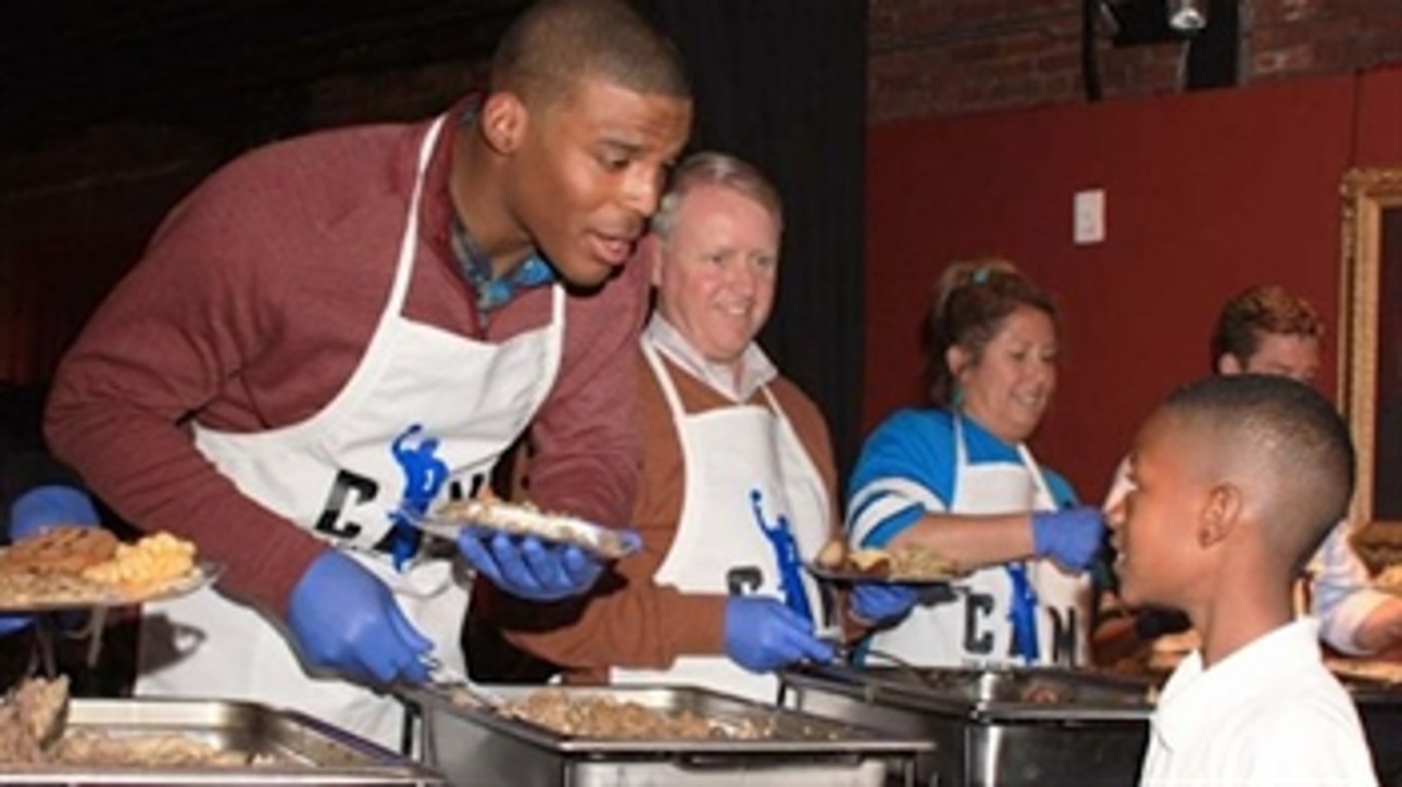 Cam Newton does something awesome for 900 kids in need
