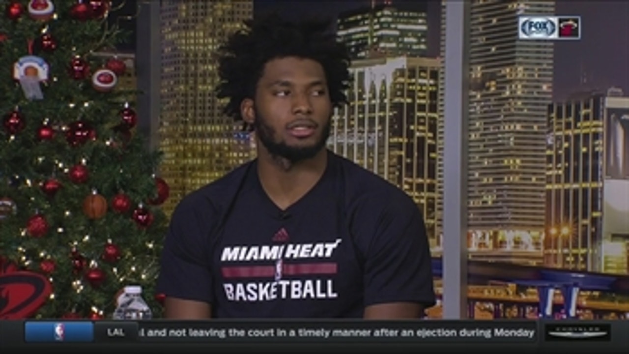 Justise Winslow stops by the studio after his first game back