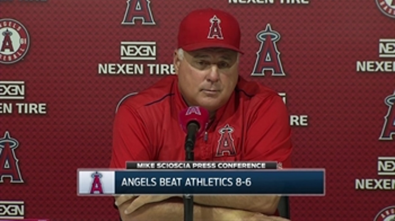 Mike Scioscia praises Albert Pujols after Angels' victory