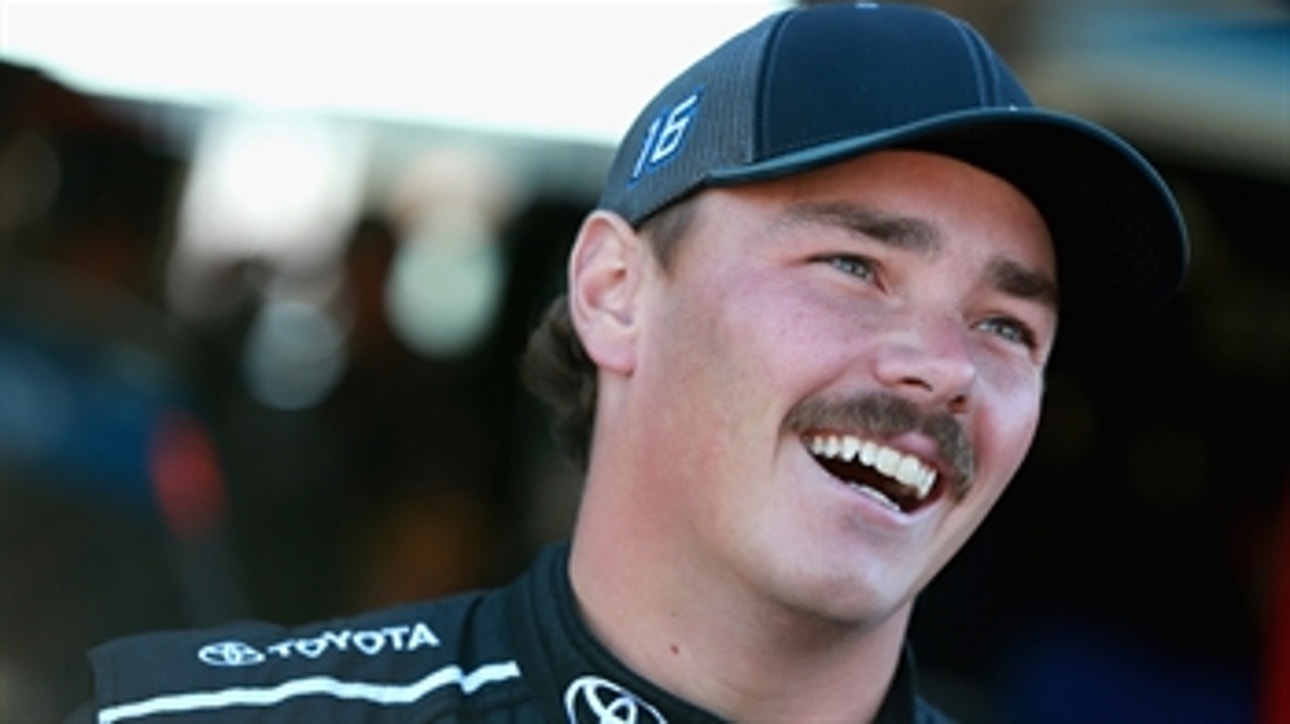 Brett Moffitt says the pressure is off as he gets ready to battle for the Truck Series title