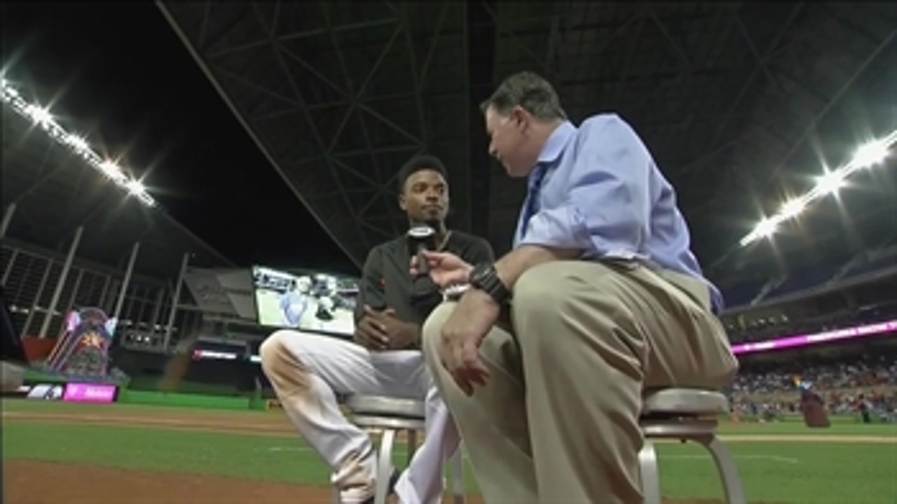 Dee Gordon discusses his night at the plate and on the bases