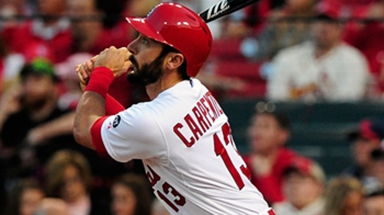 Carpenter collects 14th multi-hit game