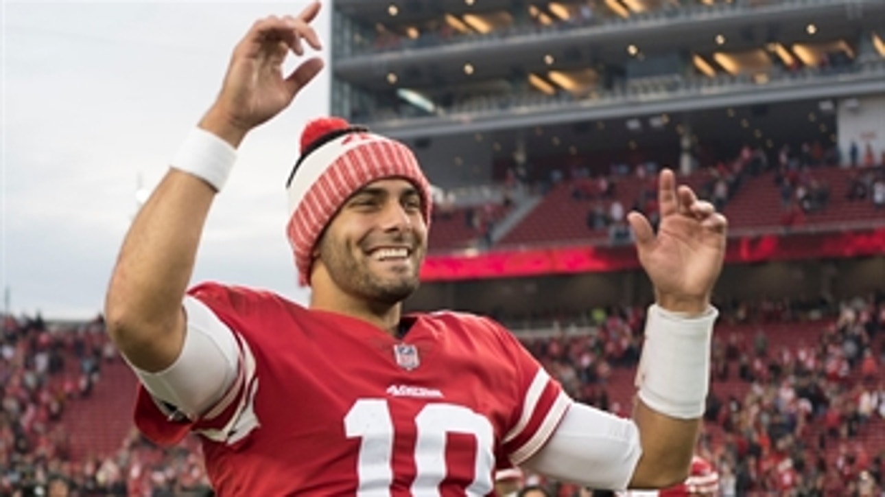 Nick Wright reacts to Richard Sherman saying Jimmy Garoppolo played a huge part in him going to 49ers