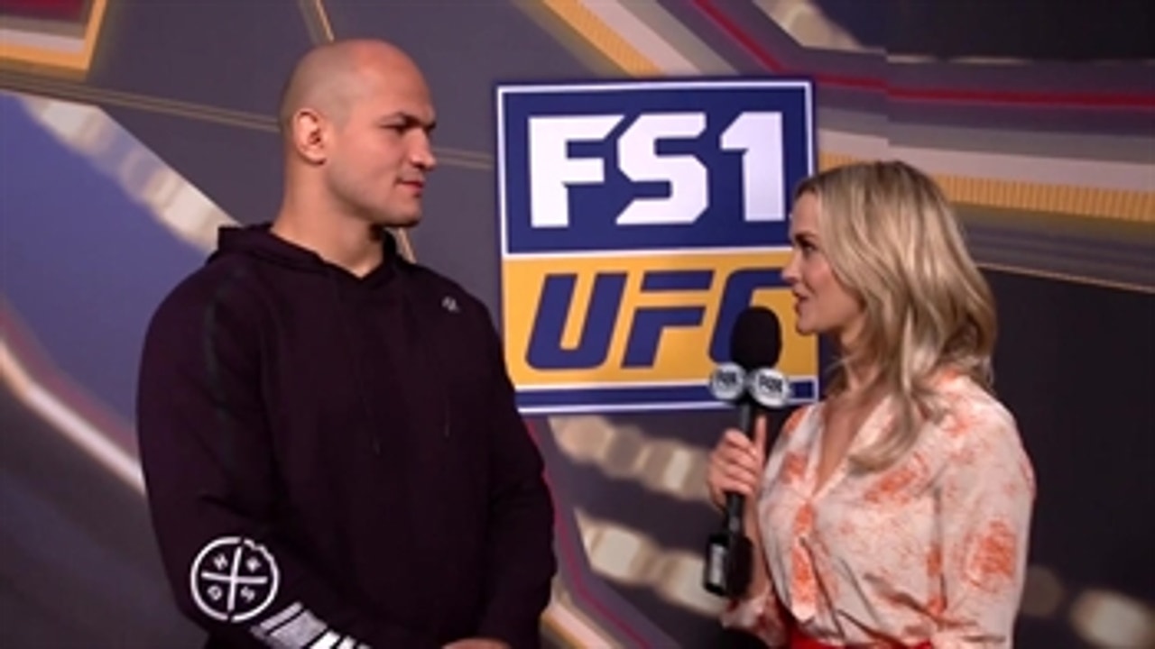 Junior Dos Santos talks after making weight ' WEIGH-INS ' INTERVIEW ' UFC FIGHT NIGHT