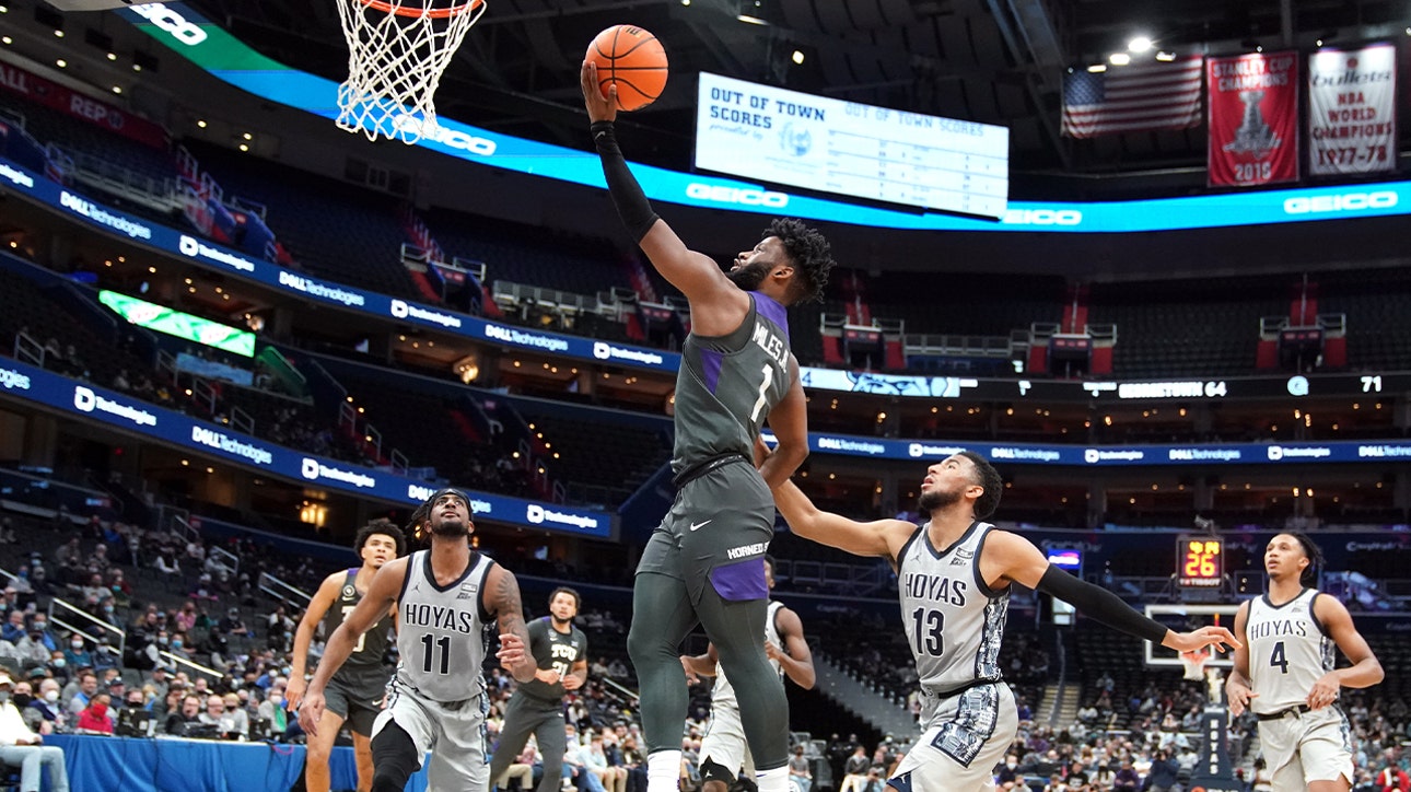 Mike Miles Jr. goes off for 20 points, six rebounds, and five assists in TCU's 80-73 victory over Georgetown
